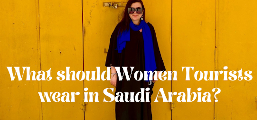 female tourist saudi arabia